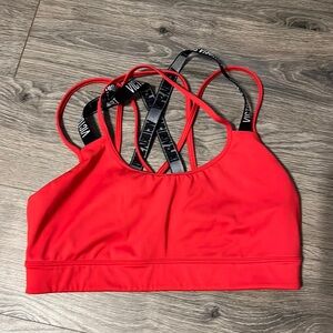 Victoria secrete red sports bra